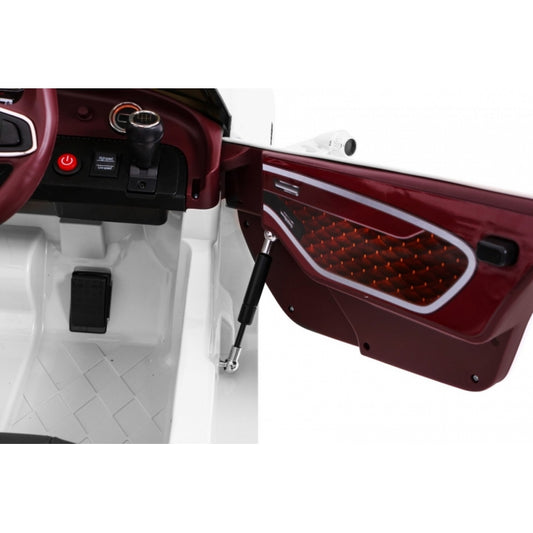 Masinuta electrica cu telecomanda BENTLEY EXP 12, roti EVA, scaun tapitat, 107x59x44 cm, putere 24V - Alb