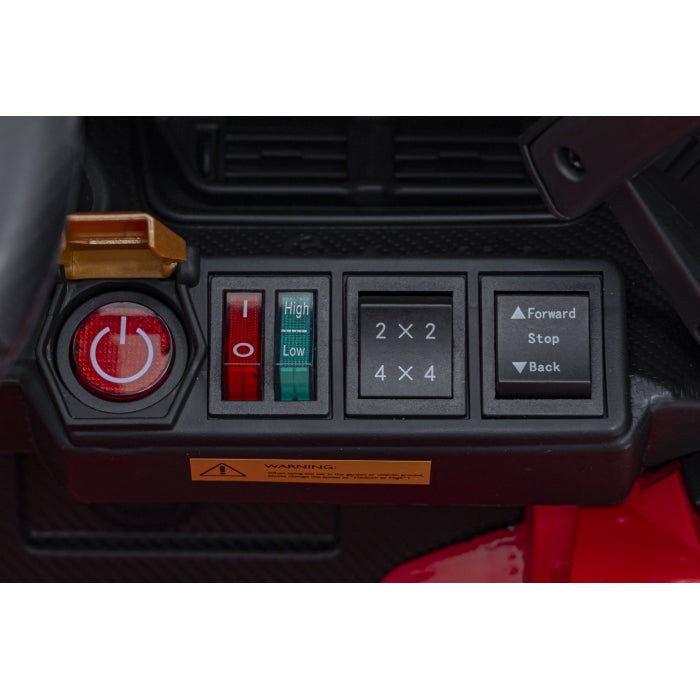 Masinuta electrica cu telecomanda LAMBORGHINI SIAN, roti EVA, scaun tapitat, 108x62x38 cm, putere 106W - Rosu