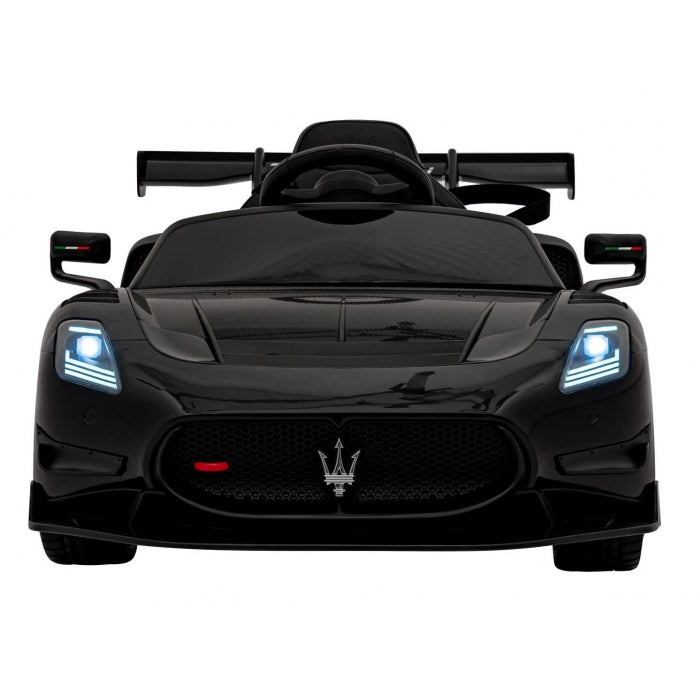 Masinuta electrica cu telecomanda MASERATI MC20 GT2, roti EVA, scaun tapitat, 115x61x46 cm, putere 110W - Negru