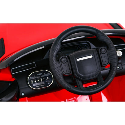 Masinuta electrica cu telecomanda RANGE ROVER VELAR, roti EVA, scaun tapitat, 107x64x49 cm, putere 70W - Rosu