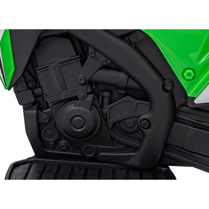 Motocicleta electrica HONDA CRF 450R, roti din plastic, 70x41x50 cm, putere 30W - Verde