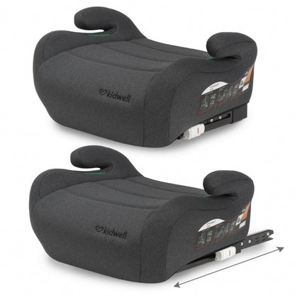 Inaltator auto 125-150 cm cu ISOFIX Kidwell Ovan - Gray