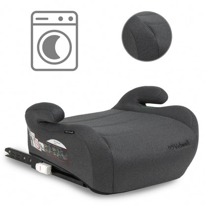 Inaltator auto 125-150 cm cu ISOFIX Kidwell Ovan - Gray