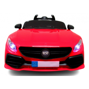 Masinuta electrica cu telecomanda si functie de balansare Cabrio Z6, 88x47x40 cm, varsta 1-4 ani, roti si scaun din plastic, putere 70W, R-Sport - Rosu