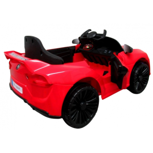 Masinuta electrica cu telecomanda si functie de balansare Cabrio Z6, 88x47x40 cm, varsta 1-4 ani, roti si scaun din plastic, putere 70W, R-Sport - Rosu