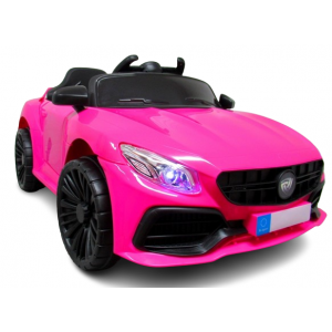 Masinuta electrica cu telecomanda si functie de balansare Cabrio Z6, 88x47x40 cm, varsta 1-4 ani, roti si scaun din plastic, putere 70W, R-Sport - Roz