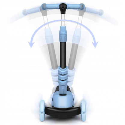 Trotineta 3 in 1 cu roti cu LED Ricokids Todi 765401 - Albastru