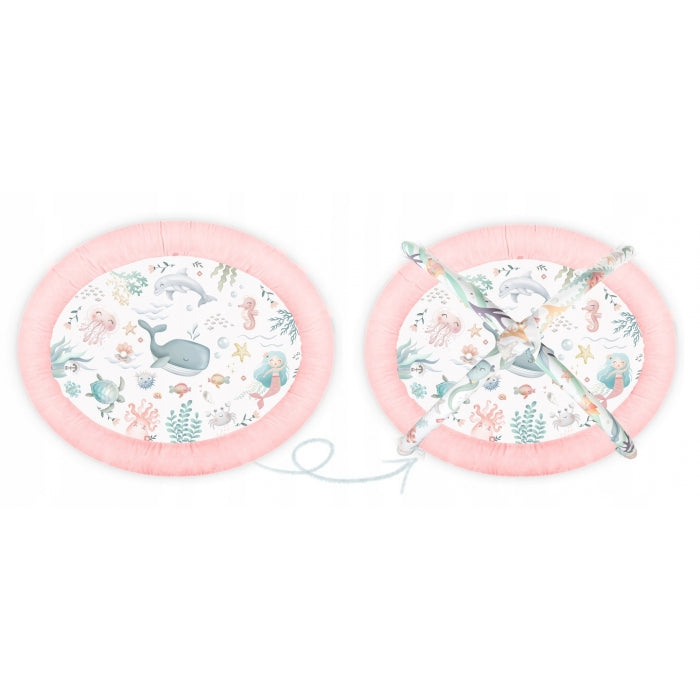 Salteluta de joaca pentru copii Nukido Ocean 730202 - Roz