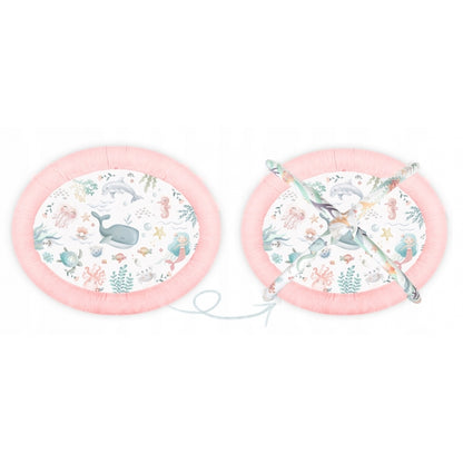 Salteluta de joaca pentru copii Nukido Ocean 730202 - Roz