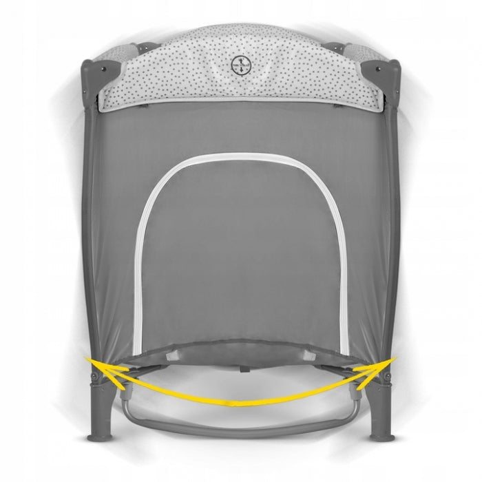 Patut pliabil 125 x 65 x 78 cm Ricokids RK-241 - Gri