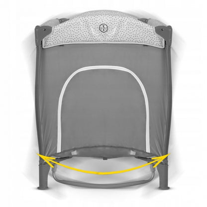 Patut pliabil 125 x 65 x 78 cm Ricokids RK-241 - Gri