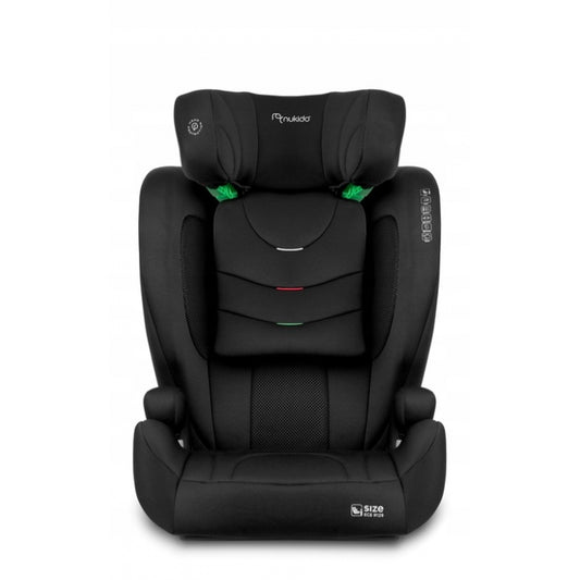 Scaun auto cu ISOFIX Nukido Louis Soft, Grupa 100-150 cm (15-36 Kg), i-Size, omologare R129 - Negru