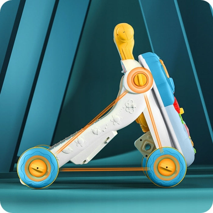 Antemergator 4 in 1 cu diverse activitati si sunete Ricokids 781500 - Albastru