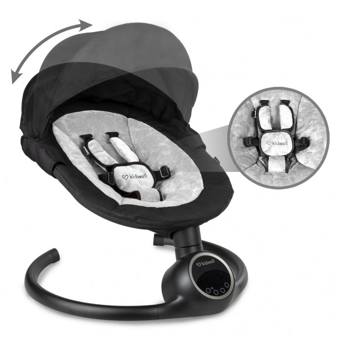 Leagan electric 2 in 1 Kidwell Reve - Black Silver
