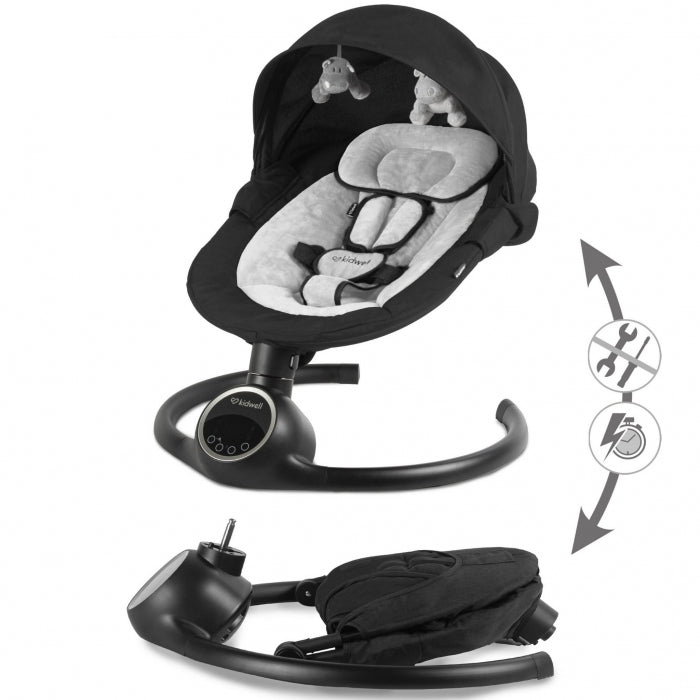 Leagan electric 2 in 1 Kidwell Reve - Black Silver