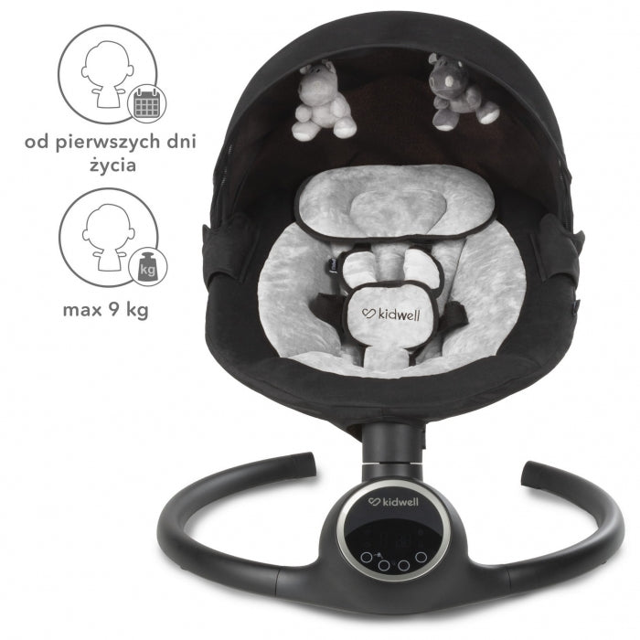 Leagan electric 2 in 1 Kidwell Reve - Black Silver