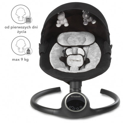 Leagan electric 2 in 1 Kidwell Reve - Black Silver