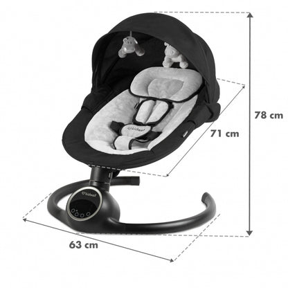 Leagan electric 2 in 1 Kidwell Reve - Black Silver