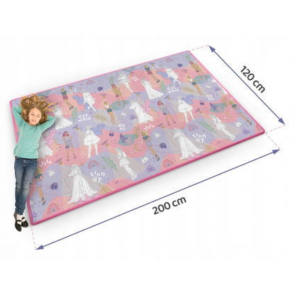 Salteluta de joaca XXL 200 x 120 x 0.3 cm Ricokids RK-343 - Fashion