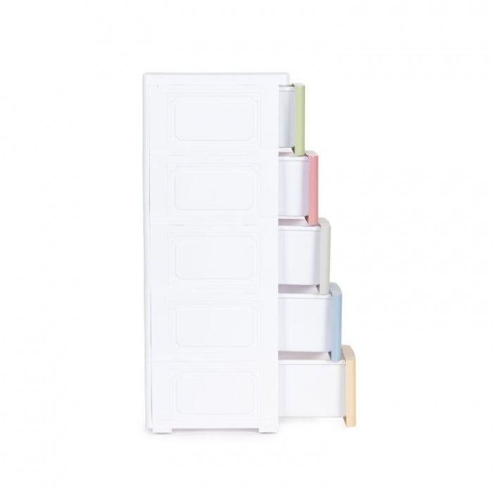 Raft cu 5 compartimente pentru depozitarea diverselor obiecte ModernHome - Multicolor