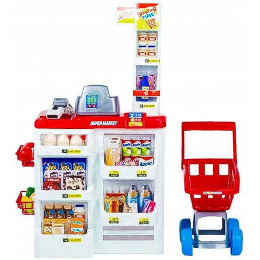 Jucarie interactiva stand Supermarket Ecotoys HC238741