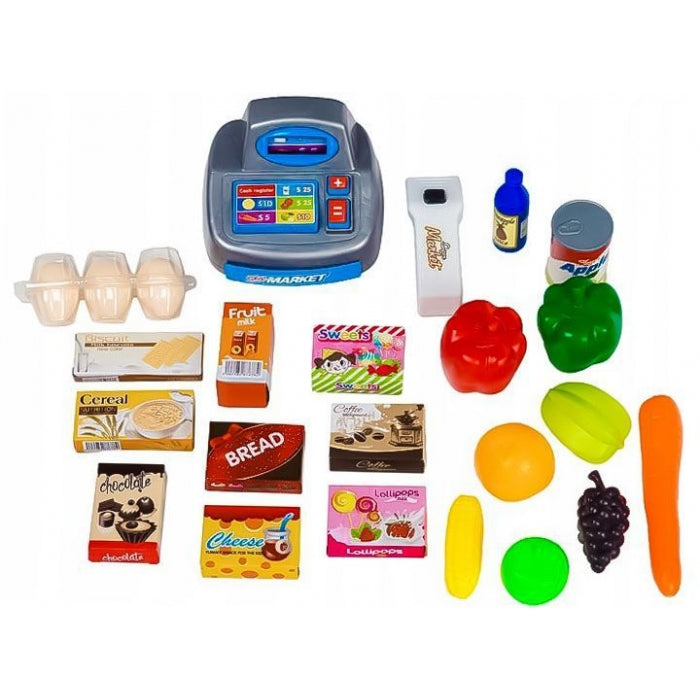 Jucarie interactiva stand Supermarket Ecotoys HC238741