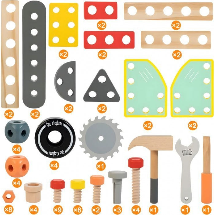 Banc de lucru din lemn pentru copii Ecotoys TL812003