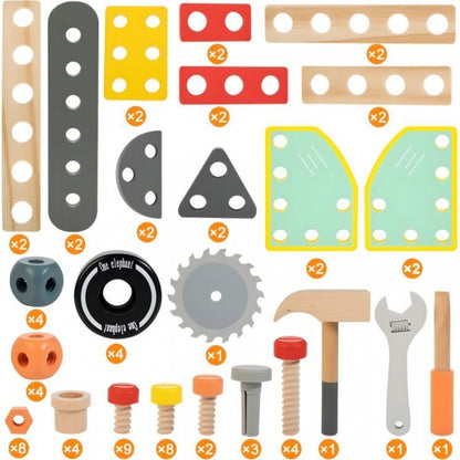 Banc de lucru din lemn pentru copii Ecotoys TL812003