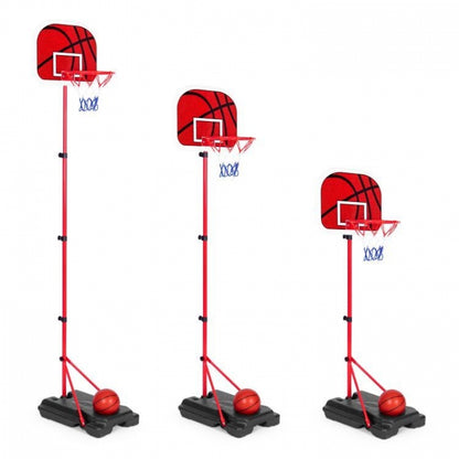 Cos de baschet pentru copii cu minge inclusa si inaltime reglabila Ecotoys HC629422