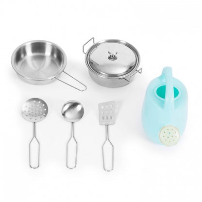 Bucatarie de exterior din lemn pentru copii Ecotoys TL814005