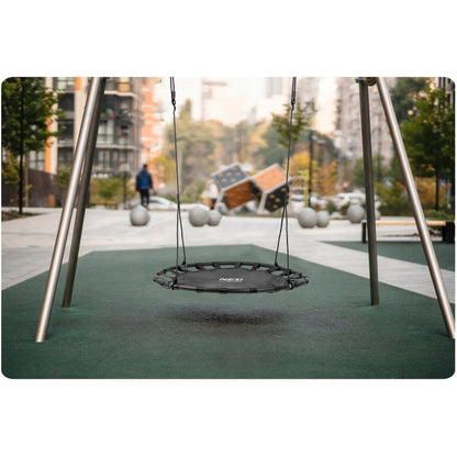 Leagan tip cuib pentru copii XXL, 120 cm, 150 kg, Neo-Sport 1032, Negru