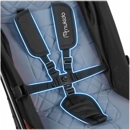 Carucior sport pentru copii, 78 x 33 x 104 cm, Nukido Paseo 716004 - Roz