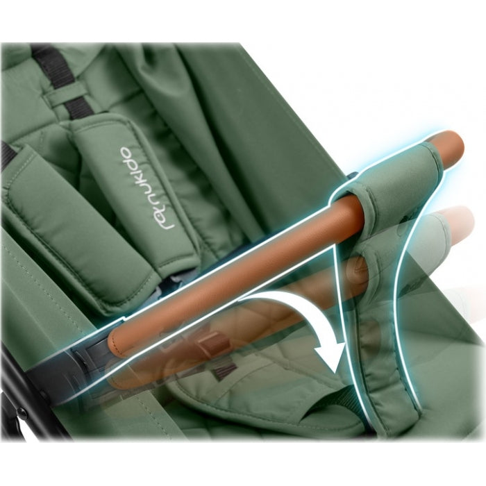 Carucior sport pentru copii, 78 x 33 x 104 cm, Nukido Paseo 716005 - Verde