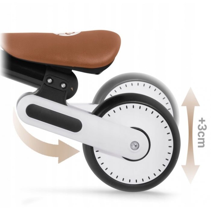 Bicicleta fara pedale pentru copii, 51 x 18.5 x 36 cm, roti EVA, Nukido NK-603 - Negru