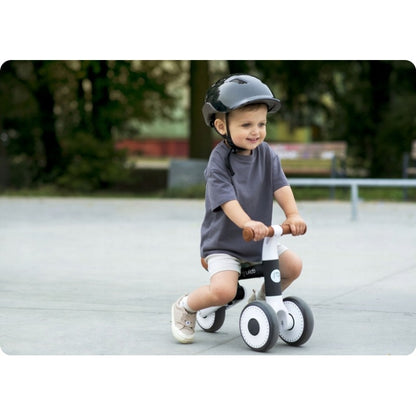 Bicicleta fara pedale pentru copii, 51 x 18.5 x 36 cm, roti EVA, Nukido NK-603 - Negru