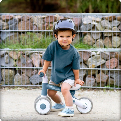 Bicicleta fara pedale pentru copii, 51 x 18.5 x 36 cm, roti EVA, Nukido NK-603 - Albastru