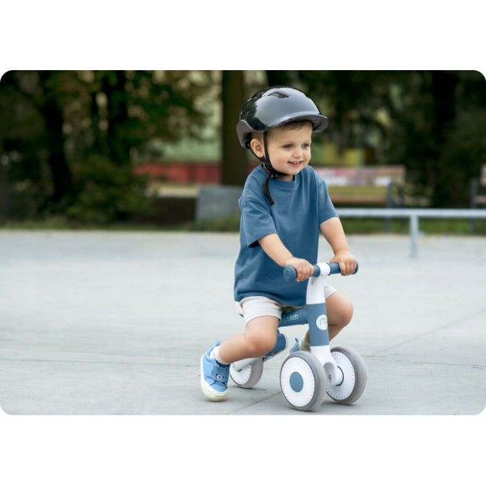 Bicicleta fara pedale pentru copii, 51 x 18.5 x 36 cm, roti EVA, Nukido NK-603 - Albastru