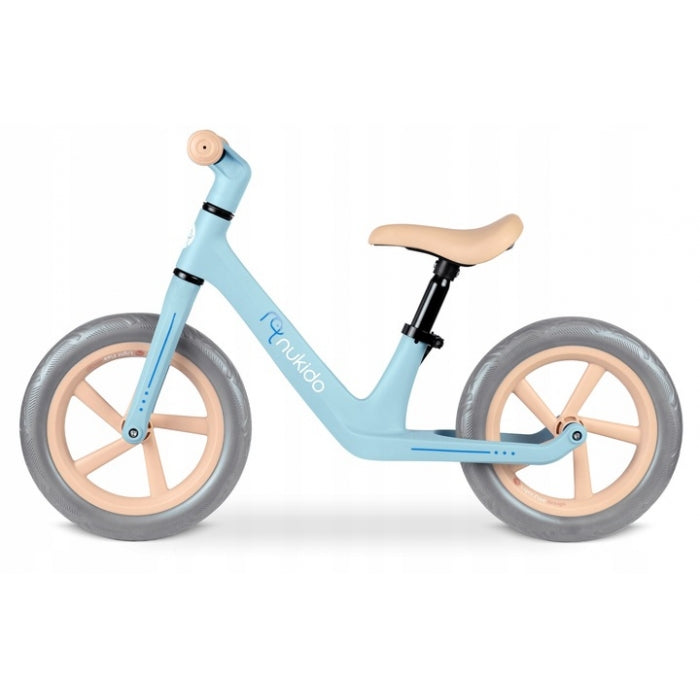 Bicicleta fara pedale pentru copii, 87 x 39 x 54 cm, roti EVA, Light Flee Nukido NK-604 - Albastru