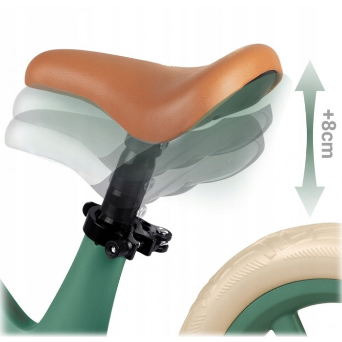 Bicicleta fara pedale pentru copii, 87 x 39 x 54 cm, roti EVA, Light Flee Nukido NK-604 - Verde