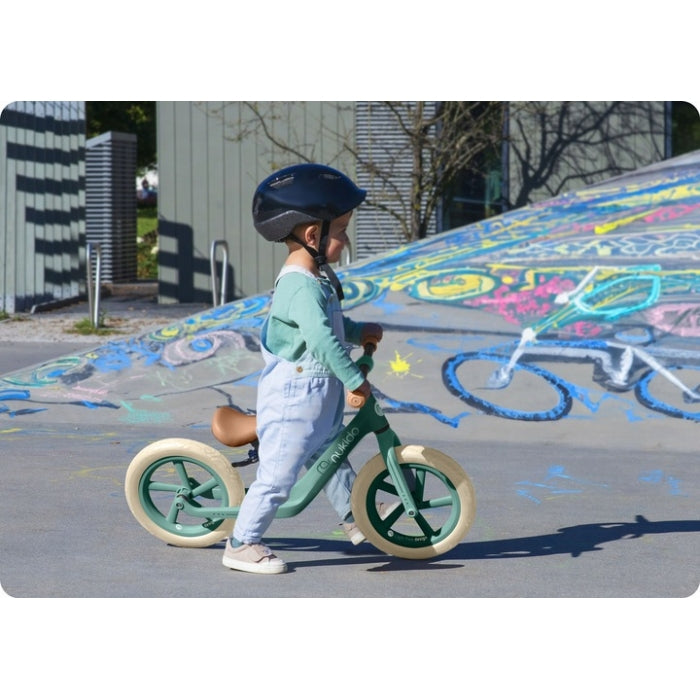 Bicicleta fara pedale pentru copii, 87 x 39 x 54 cm, roti EVA, Light Flee Nukido NK-604 - Verde