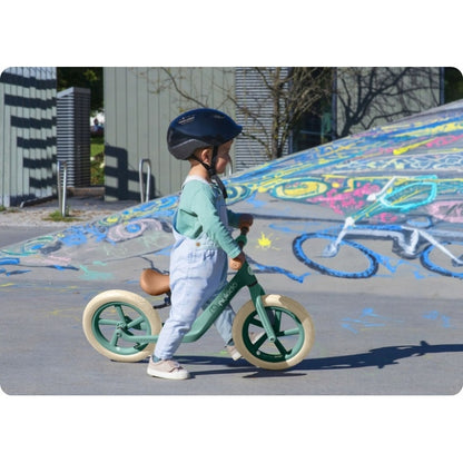 Bicicleta fara pedale pentru copii, 87 x 39 x 54 cm, roti EVA, Light Flee Nukido NK-604 - Verde