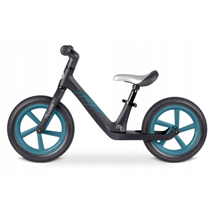 Bicicleta fara pedale pentru copii, 87 x 39 x 54 cm, roti EVA, Light Flee Nukido NK-604 - Negru