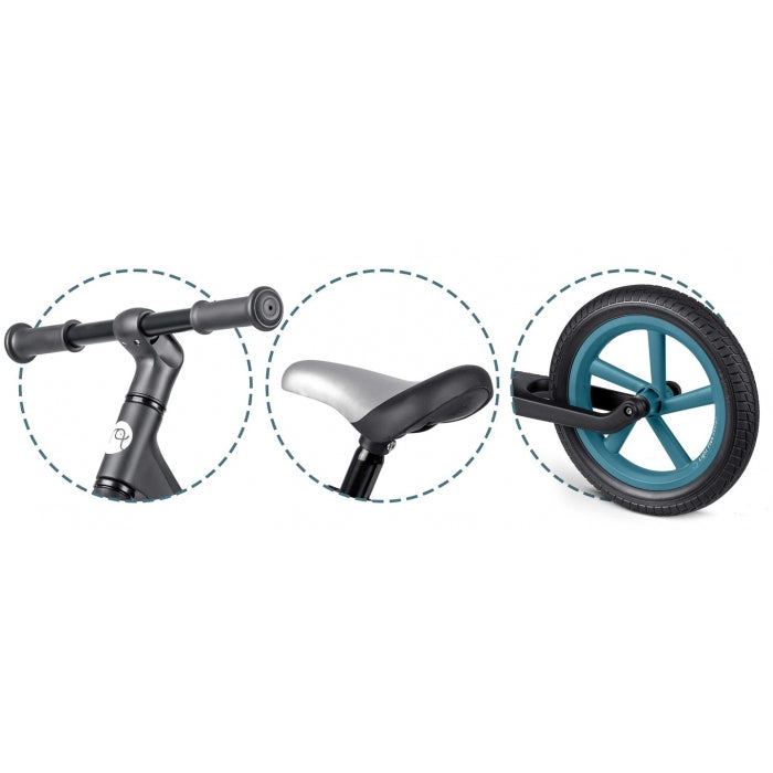 Bicicleta fara pedale pentru copii, 87 x 39 x 54 cm, roti EVA, Light Flee Nukido NK-604 - Negru