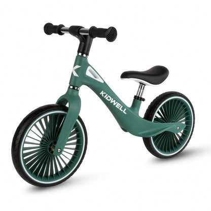 Bicicleta fara pedale, cadru nailon, roti PU, Kidwell NIX - Verde