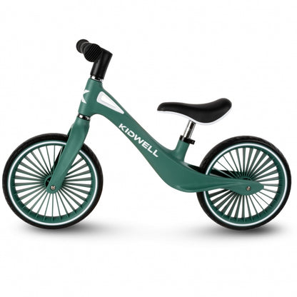 Bicicleta fara pedale, cadru nailon, roti PU, Kidwell NIX - Verde