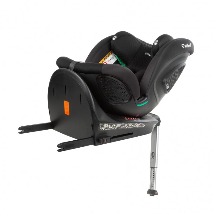 Scaun auto cu ISOFIX Kidwell GoCar, grupa 40-135 cm, i-Size, omologare R129 - Negru