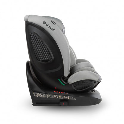 Scaun auto cu ISOFIX Kidwell GoCar, grupa 40-135 cm, i-Size, omologare R129 - Gri