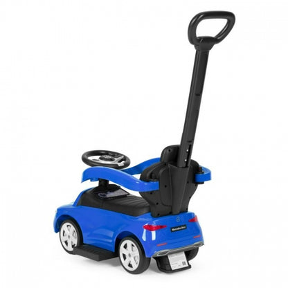 Masinuta de impins cu maner Mercedes C Class Ecotoys 668 - Albastru