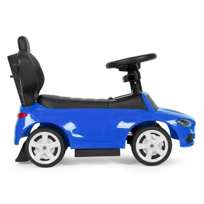 Masinuta de impins cu maner Mercedes C Class Ecotoys 668 - Albastru