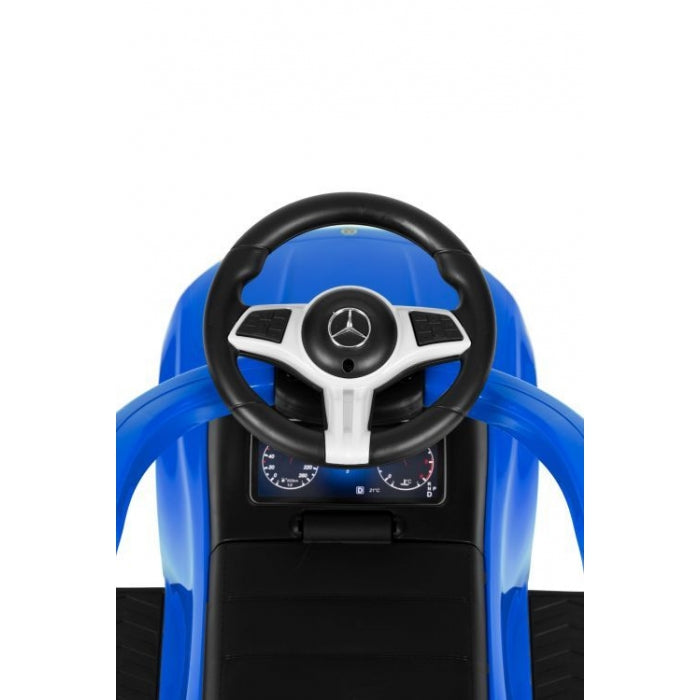 Masinuta de impins cu maner Mercedes C Class Ecotoys 668 - Albastru